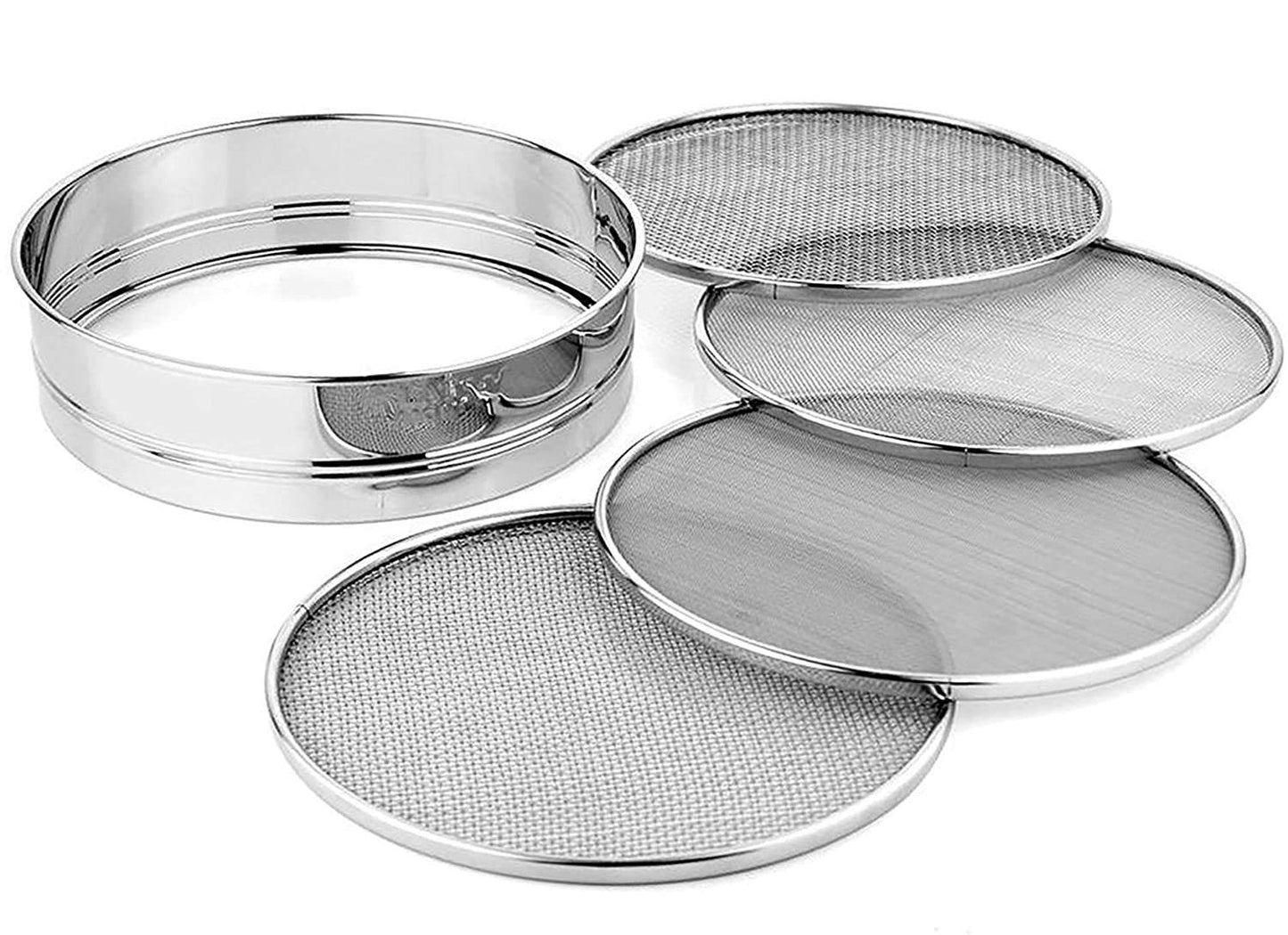AM3551 SS Heavy 4 in 1 Interchangeable Sieves For use in Kitchen