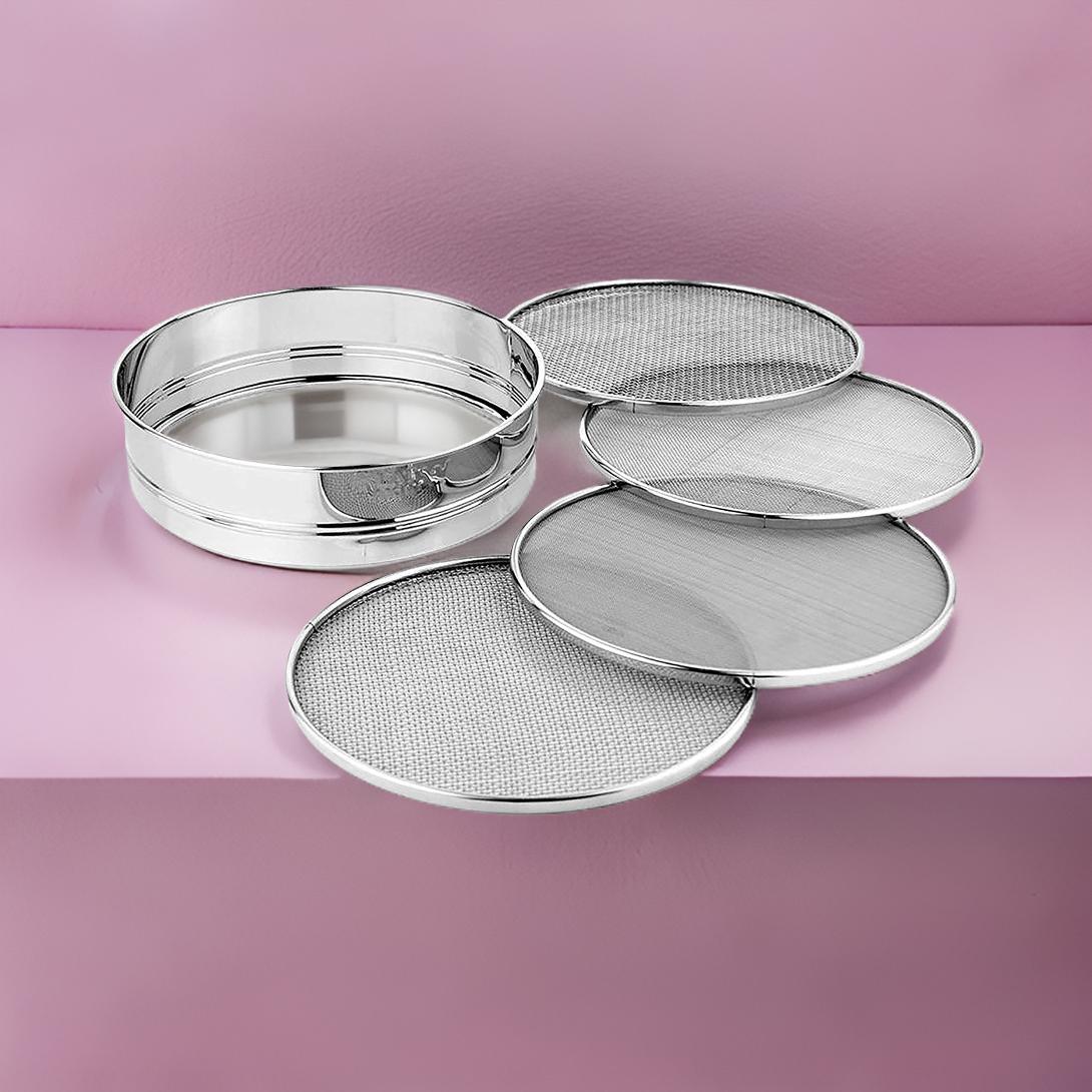 AM3551 SS Heavy 4 in 1 Interchangeable Sieves For use in Kitchen