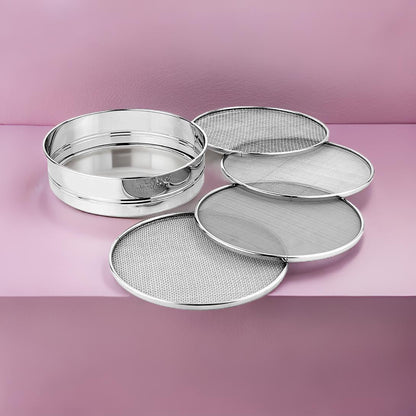 AM3551 SS Heavy 4 in 1 Interchangeable Sieves For use in Kitchen