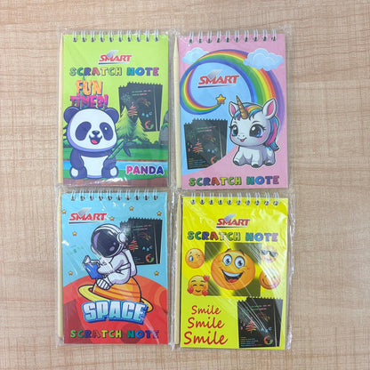 AM6881 Smart Scratch Note - 10x14cm for Fun Theme Scratch-Off Doodle Pads with Stylus