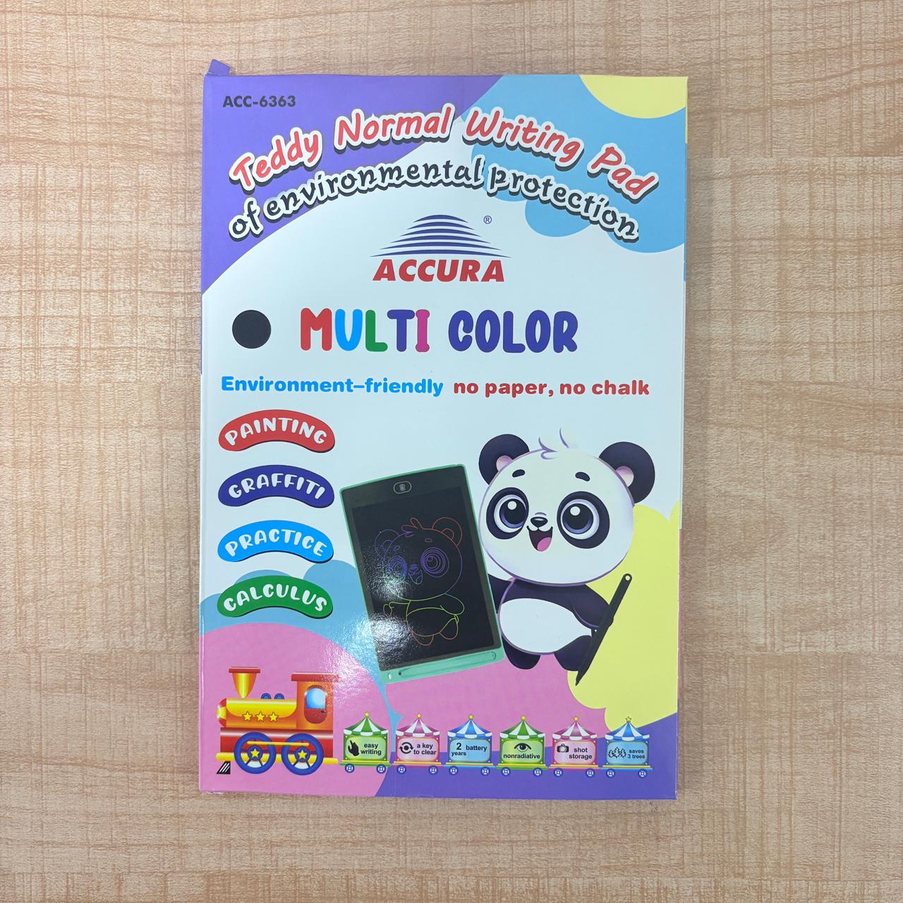 AM6885 Accura ACC-6363 Multi-Color LCD Digital Slate for Writing and Practice