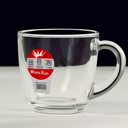 AM5398 Shine Max 6pc 80ml Coffee or Tea Cup Set Made of Glass